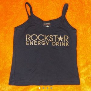 Rockstar Energy Drink cropped tank top